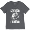 If I've Gone Missing Fishing V-Neck Tee