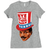 eye of the tiger man Ladies Fitted T-Shirt