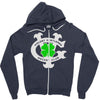 violent gentlemen hockey lifestyle Zipper Hoodie