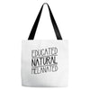 educated, natural, melanated Tote Bags