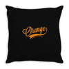 orange Throw Pillow