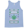 smoke weed ugly sweater Tank Top