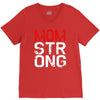 mom strong V-Neck Tee