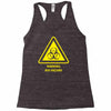 biohazard symbol laboratory hazard warning sign Racerback Tank