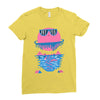 happy outdoors   porky roebuck Ladies Fitted T-Shirt
