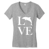 love dolphin Women's V-Neck T-Shirt