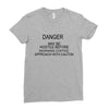 coffee my be hostile before morning Ladies Fitted T-Shirt