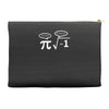 be rational get real nerdy geek pi nerd Accessory Pouches