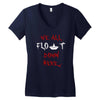 stephen we all float down here movie scene baloon Women's V-Neck T-Shirt