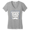 Coolest Dad Ever Women's V-Neck T-Shirt