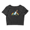 rainbow chainsaw massacre Crop Top