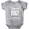 vintage made in 1967 perfectly aged a living legend Baby Bodysuit