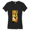 Human Women's V-Neck T-Shirt