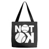 not ok baseball Tote Bags