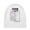 June Girl Facts Cancer Baby Beanies