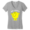mr happy Women's V-Neck T-Shirt