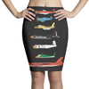 angry planes Pencil Skirts