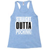 pubg - straight outta pochinki Racerback Tank