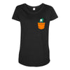 plankton pocket Maternity Scoop Neck T-shirt