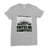 braakfast food coffee or campfires Ladies Fitted T-Shirt