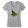 rigeon playing Women's V-Neck T-Shirt