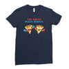 pizza debate Ladies Fitted T-Shirt