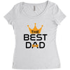The Best Dad Women's Triblend Scoop T-shirt