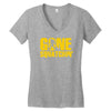 gone squatchin Women's V-Neck T-Shirt
