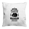 I am a Melanoma Cancer Survivor - What's Your Superpower? Throw Pillow
