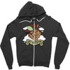 off the hook Zipper Hoodie
