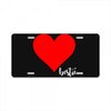 Besties Heart Family Matching License Plate