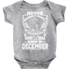 Never Underestimate Dog Rescuer Who Was Born December Baby Onesie