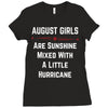 August Girls Ladies Fitted T-Shirt