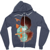 see it through Zipper Hoodie