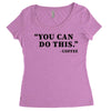 you can do this coffee Women's Triblend Scoop T-shirt