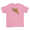 women's sugar skull purple Youth Tee
