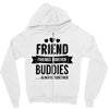 friend forever buddies Zipper Hoodie
