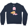 ice cream ghost Crewneck Sweatshirt