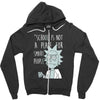 not for smart people Zipper Hoodie