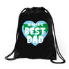 World's Best Dad Looks Like Drawstring Bags