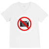 no photos please V-Neck Tee