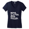 bono clayton edge mullen Women's V-Neck T-Shirt