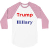 this was a trump shirt but hillary deleted it 3/4 Sleeve Shirt