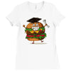 pass the nutrition test Ladies Fitted T-Shirt