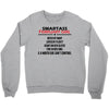 Smartass February Girl Crewneck Sweatshirt
