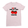 from my head tomatoes Ladies Fitted T-Shirt