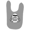 skull gamer 2 Baby Bibs
