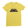 shotgun shuts his cakehole Ladies Fitted T-Shirt