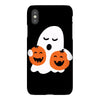 pumpkin with boo iPhoneX Case