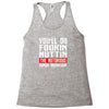 the notorious conor mcgregor fookin nuttin Racerback Tank